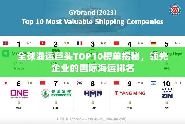 全球海运巨头TOP10榜单揭秘，领先企业的国际海运排名