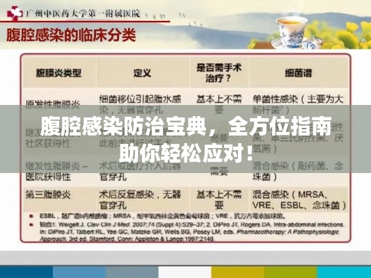 腹腔感染防治宝典，全方位指南助你轻松应对！