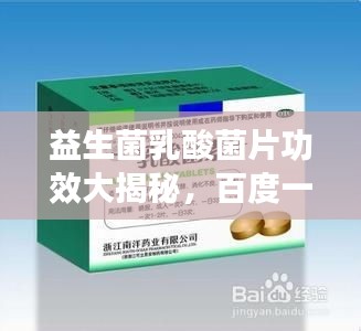 益生菌乳酸菌片功效大揭秘，百度一下，全面了解其作用与益处！