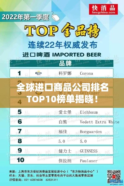 全球进口商品公司排名TOP10榜单揭晓！