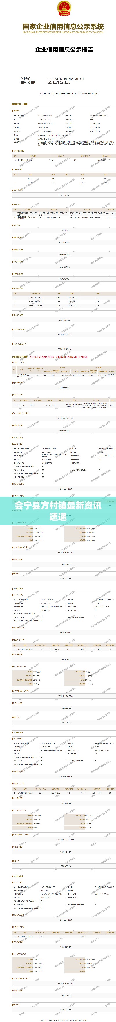 会宁县方村镇最新资讯速递