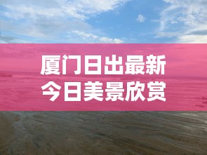 厦门日出最新今日美景欣赏