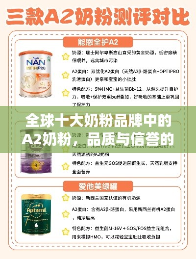 全球十大奶粉品牌中的A2奶粉，品质与信誉的标杆