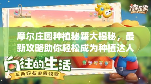 摩尔庄园种植秘籍大揭秘，最新攻略助你轻松成为种植达人！