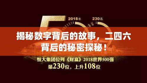 揭秘数字背后的故事，二四六背后的秘密探秘！