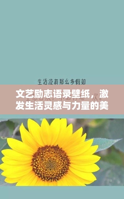 文艺励志语录壁纸，激发生活灵感与力量的美学设计
