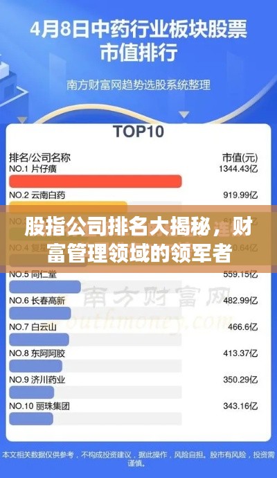 股指公司排名大揭秘，财富管理领域的领军者